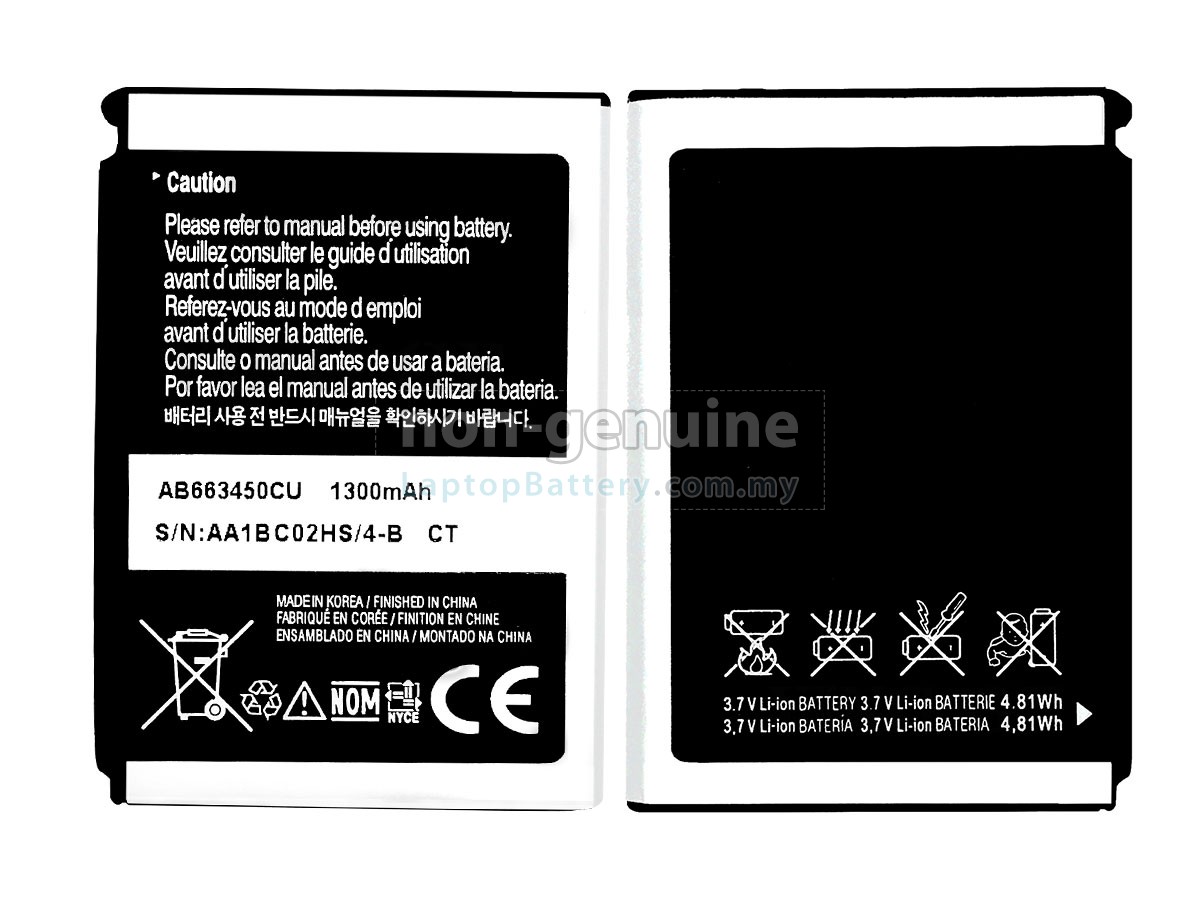 Samsung AB653450CE replacement battery