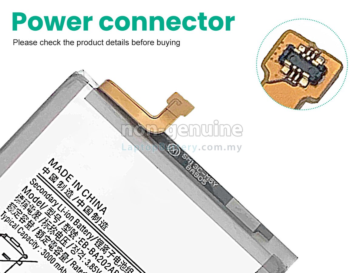 Samsung A102W replacement battery