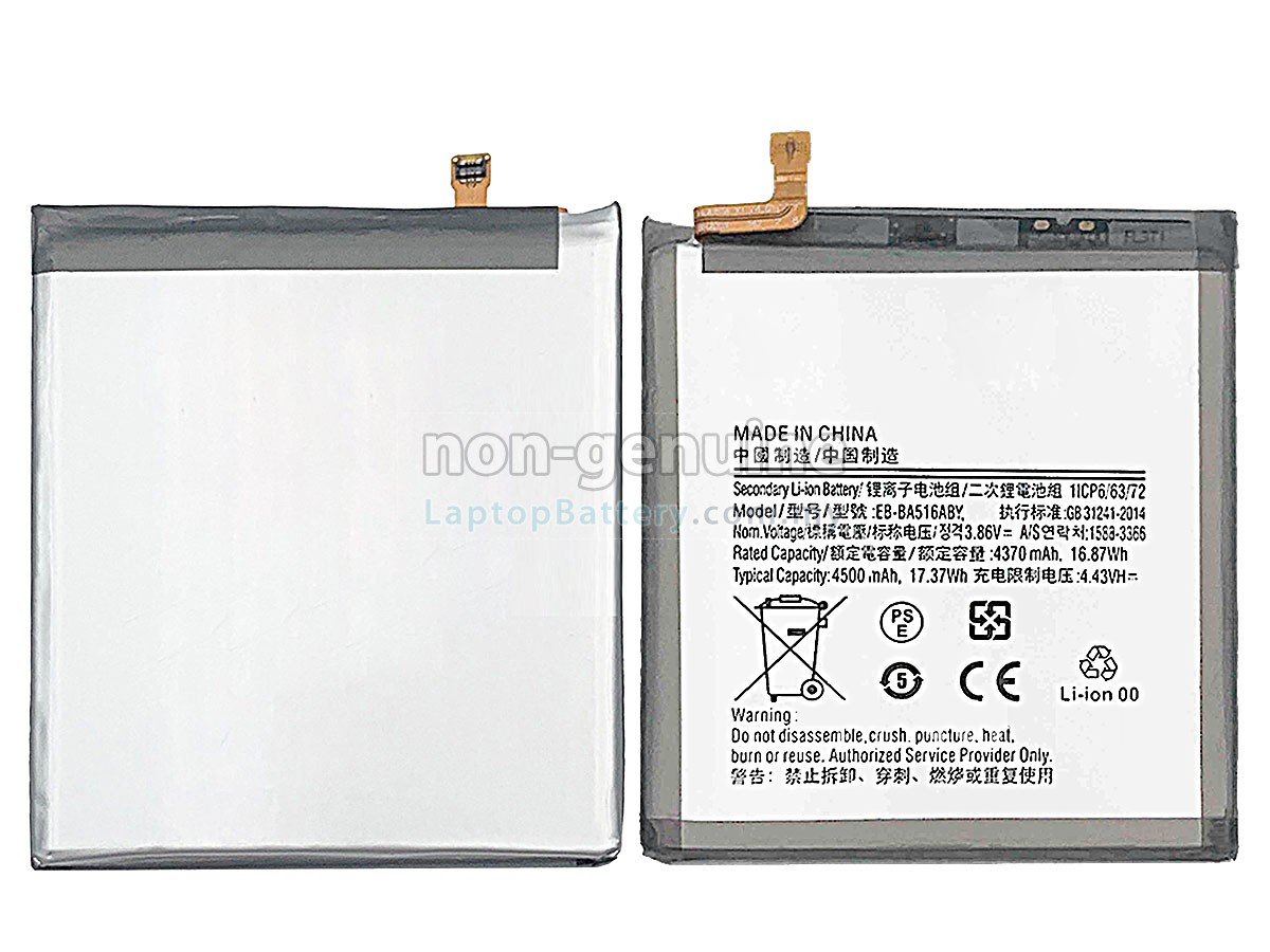 Samsung EB-BA516ABY replacement battery