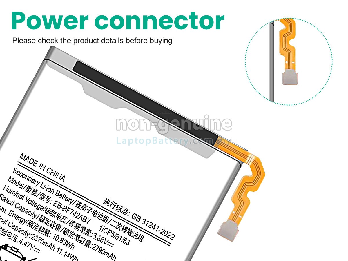 Samsung EB-BF742ABY replacement battery