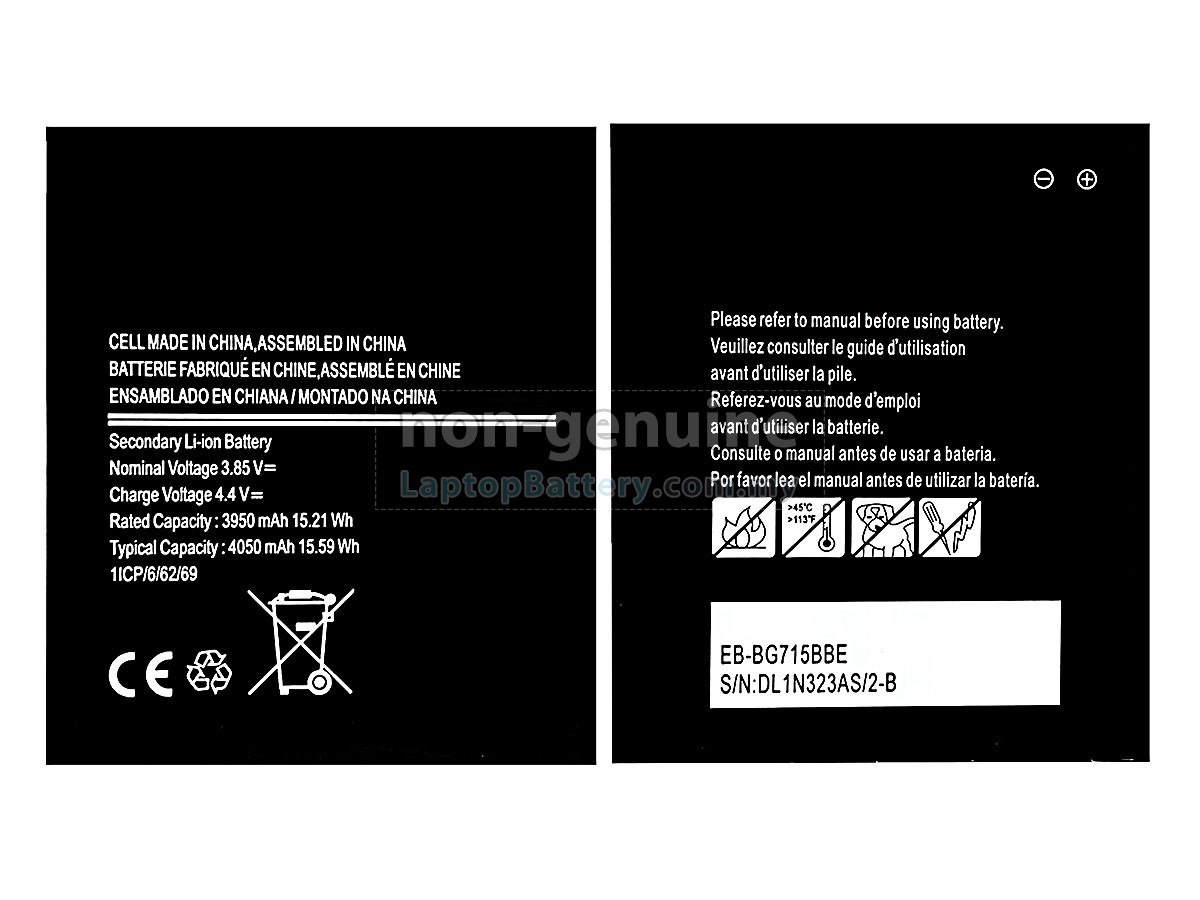 Samsung EB-BG715BBE replacement battery