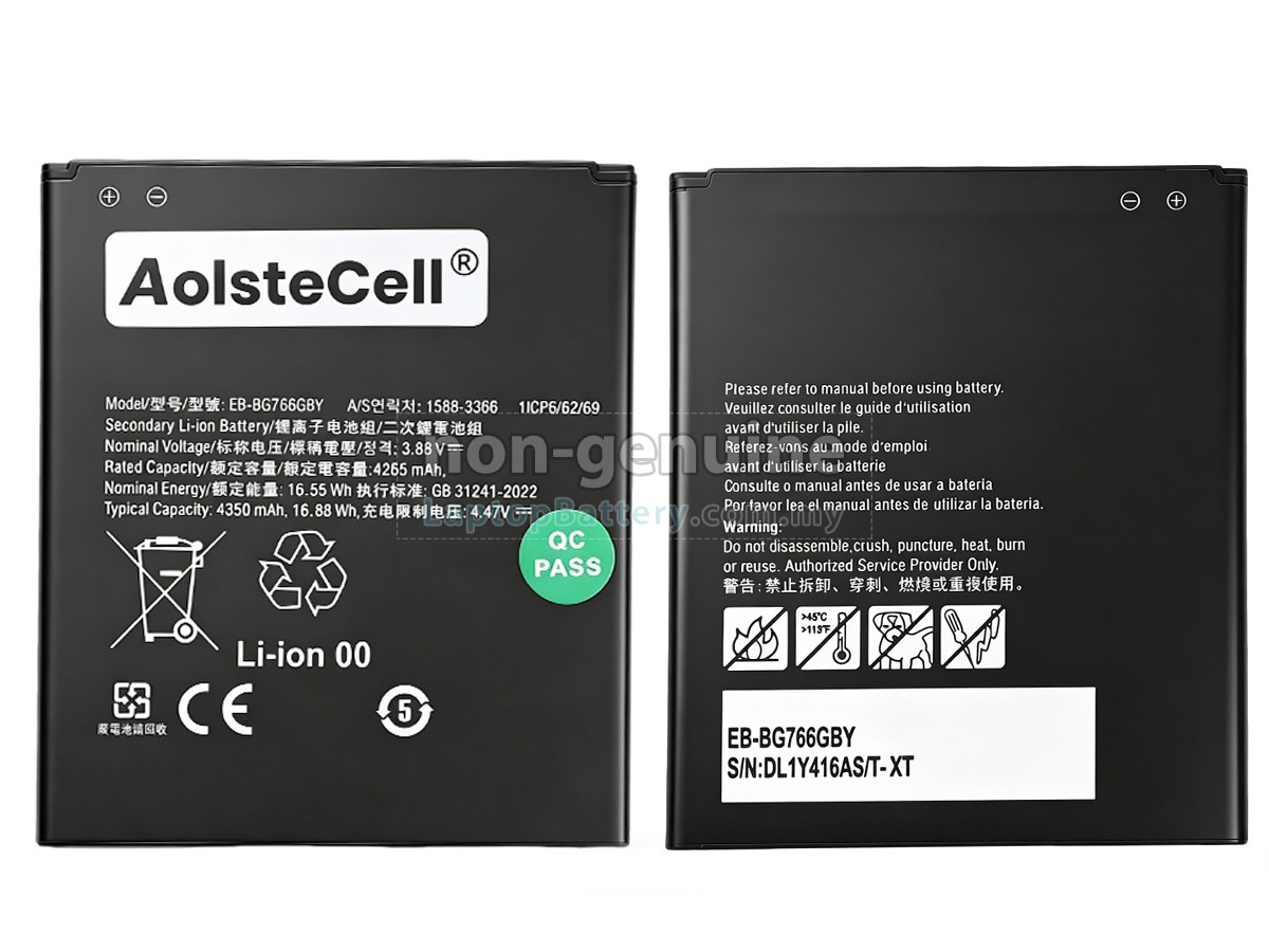 Samsung EB-BG766GBY replacement battery