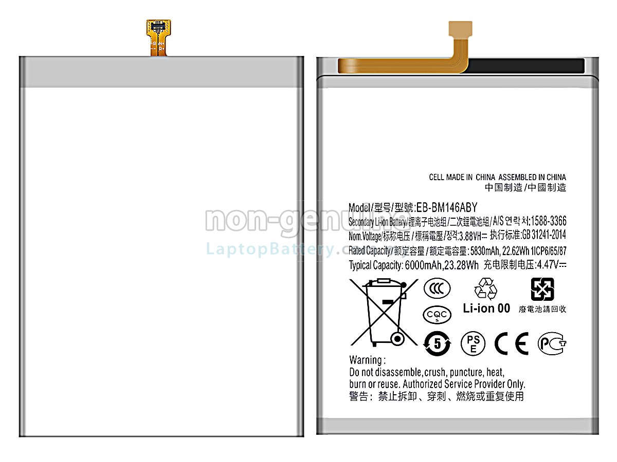 Samsung GH82-31349A replacement battery