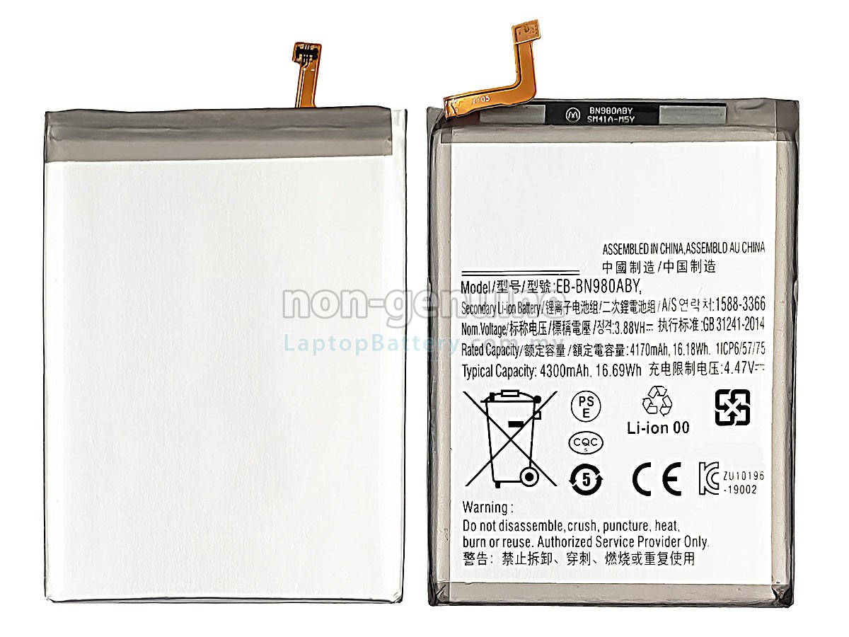 Samsung SM-N980F replacement battery