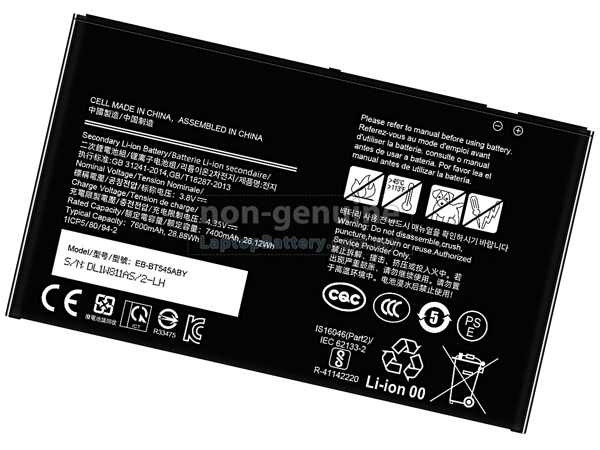 Samsung TAB ACTIVE4 PRO replacement battery