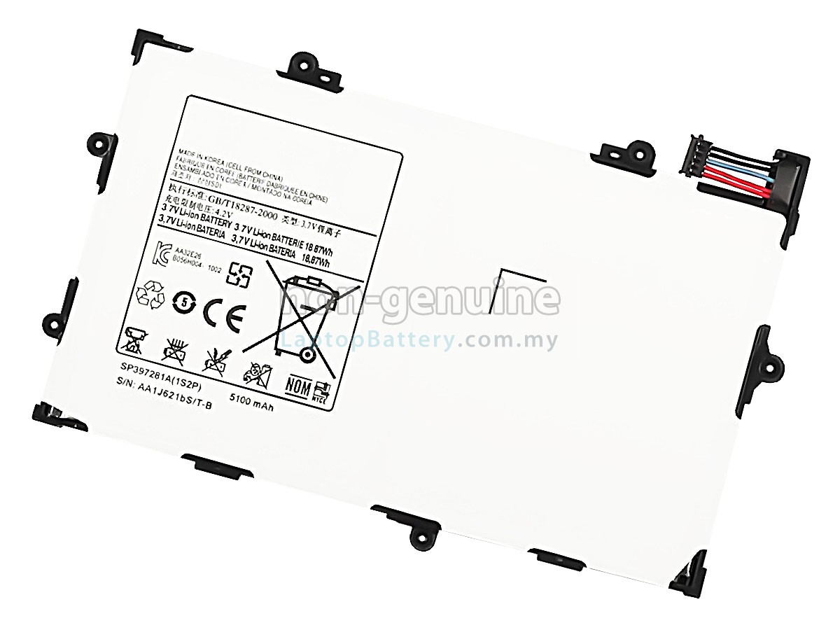 Samsung Galaxy TAB P6800 replacement battery