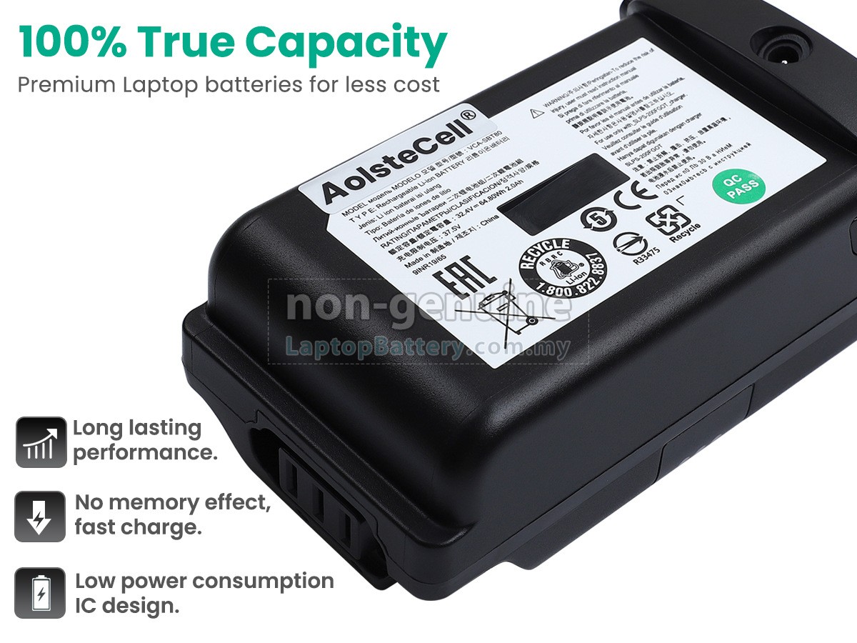 Samsung VCA-SBT80 replacement battery