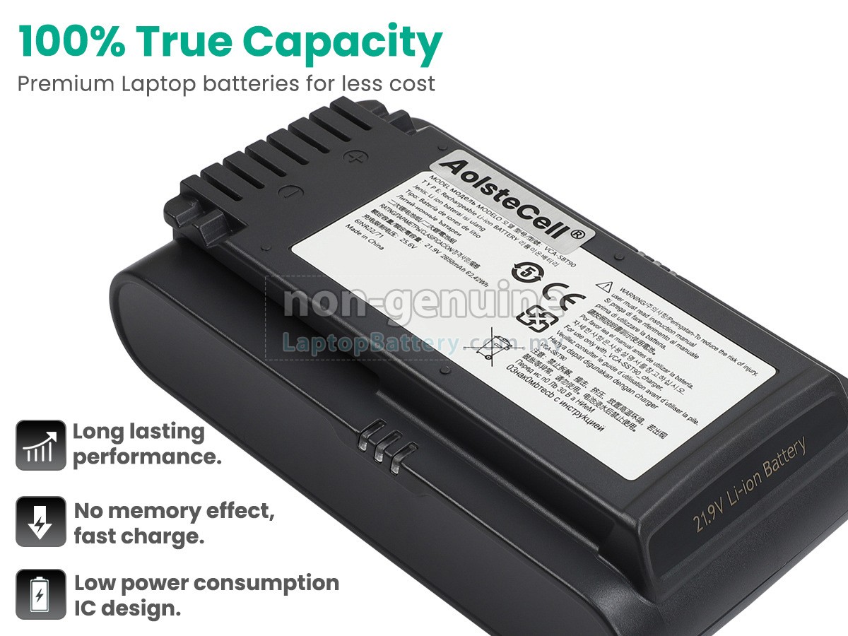 Samsung VS20T7511T5/AA replacement battery