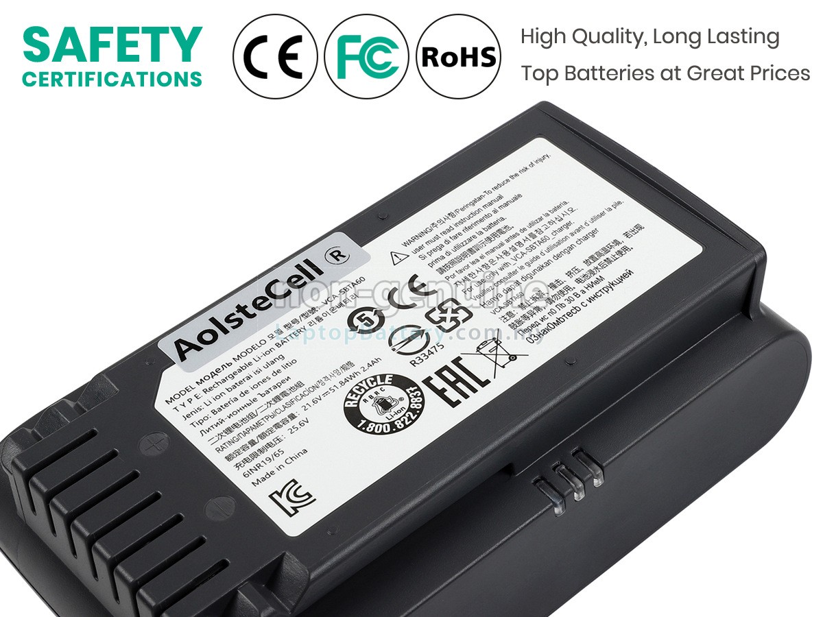 Samsung VS20T7511T5/AA replacement battery