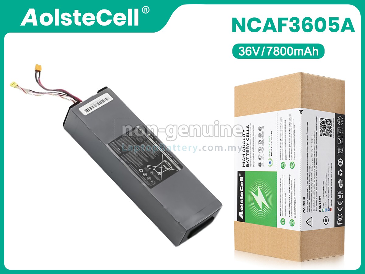 Segway Ninebot NCAF3605A replacement battery