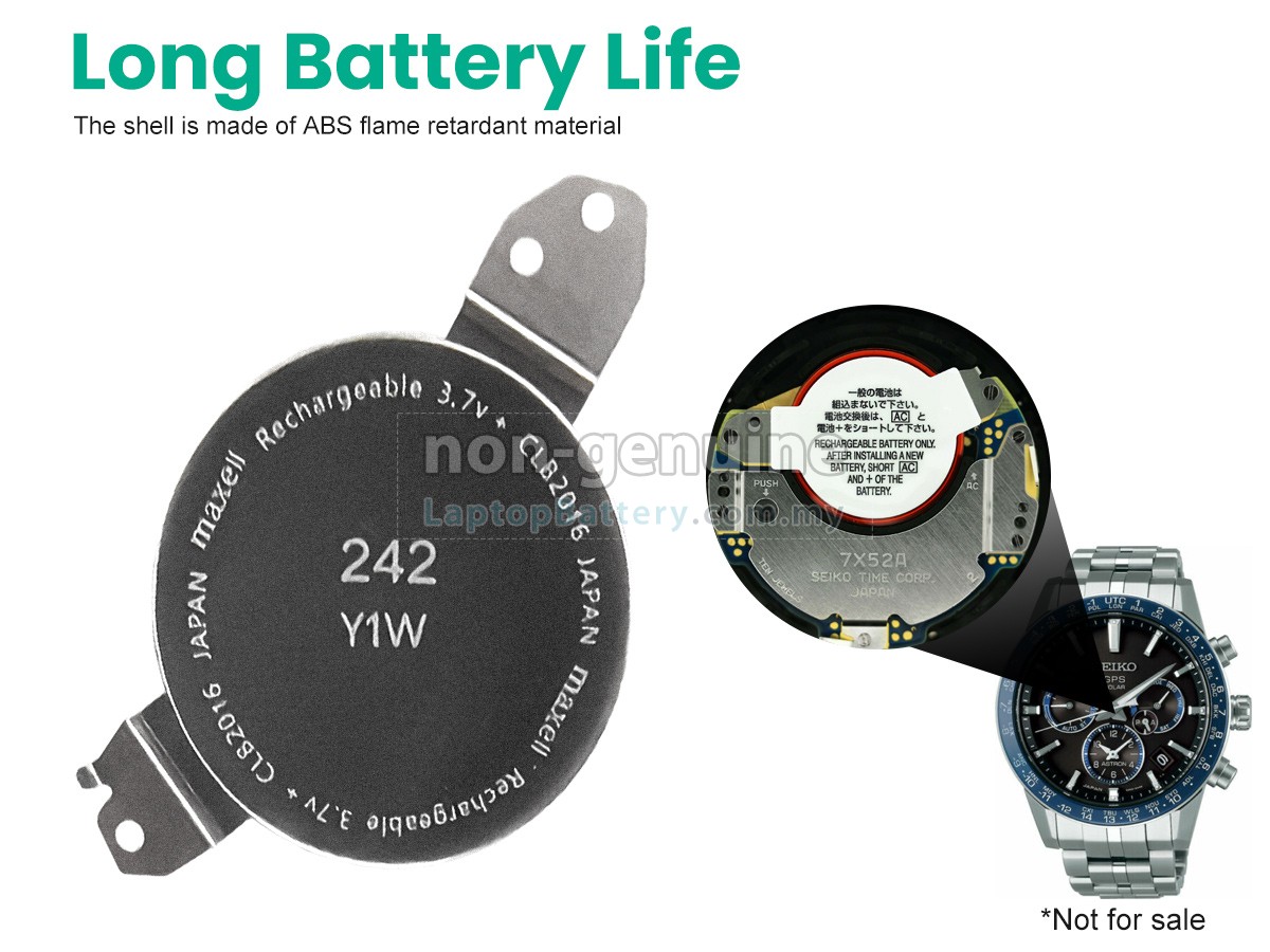 SEIKO 7X52 replacement battery