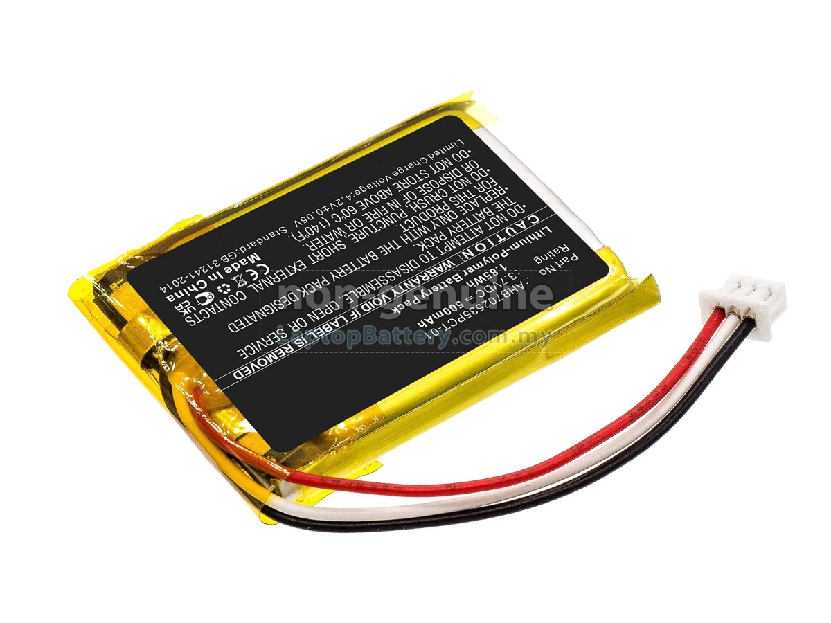 Sennheiser M3AEBT replacement battery