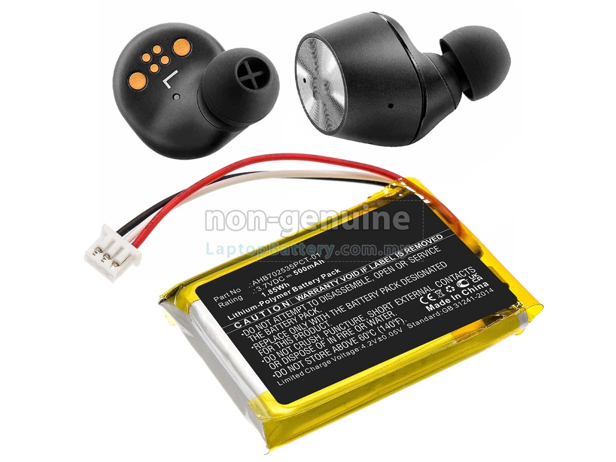 Sennheiser M3AEBT replacement battery