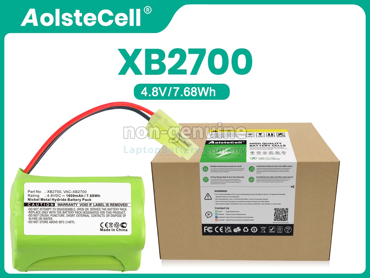 Shark XB2700 replacement battery