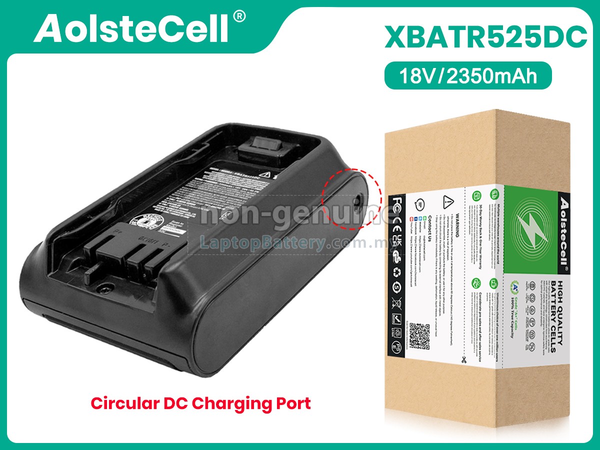 Shark XBATR525DC replacement battery