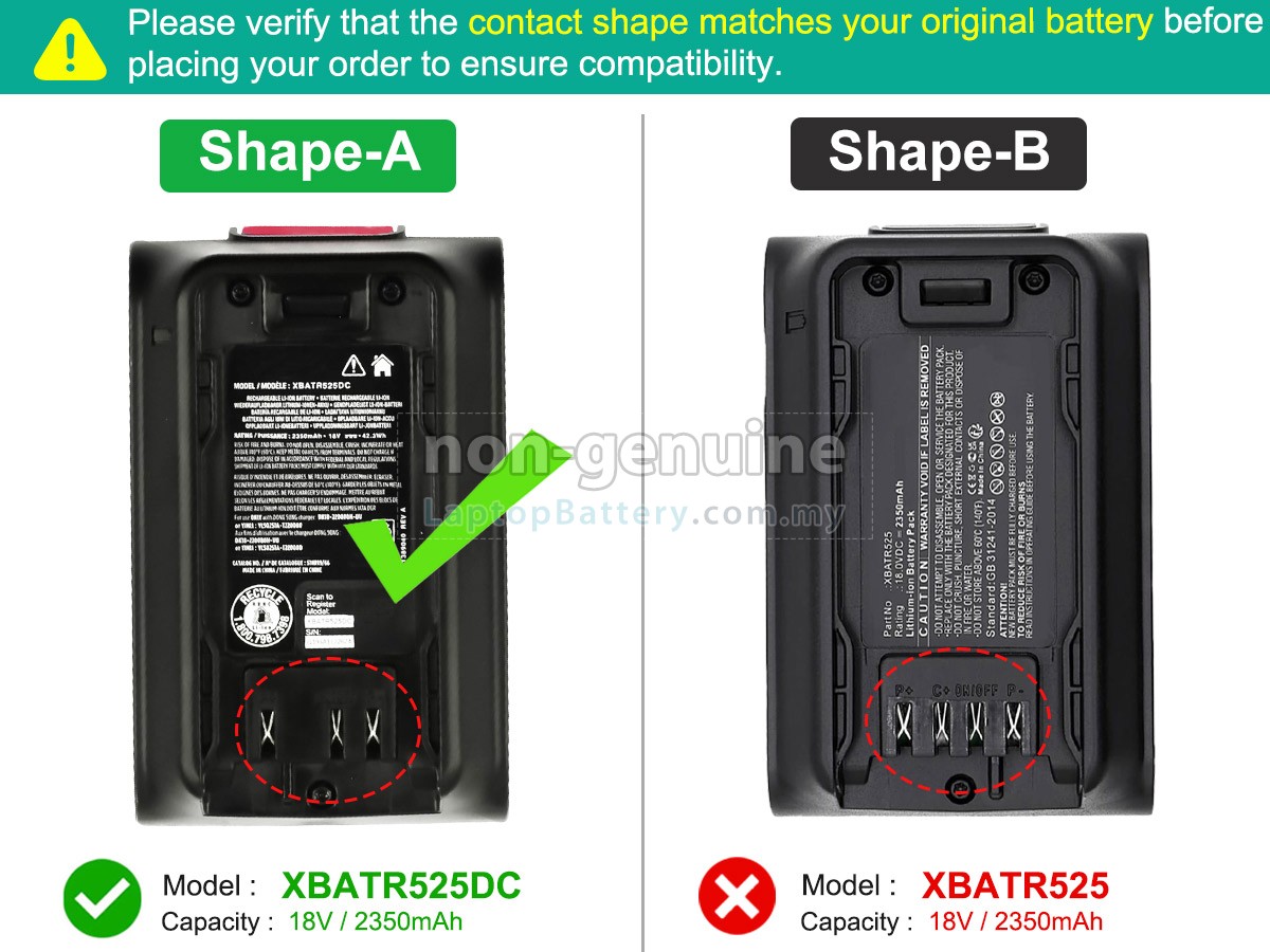 Shark IW1111 replacement battery