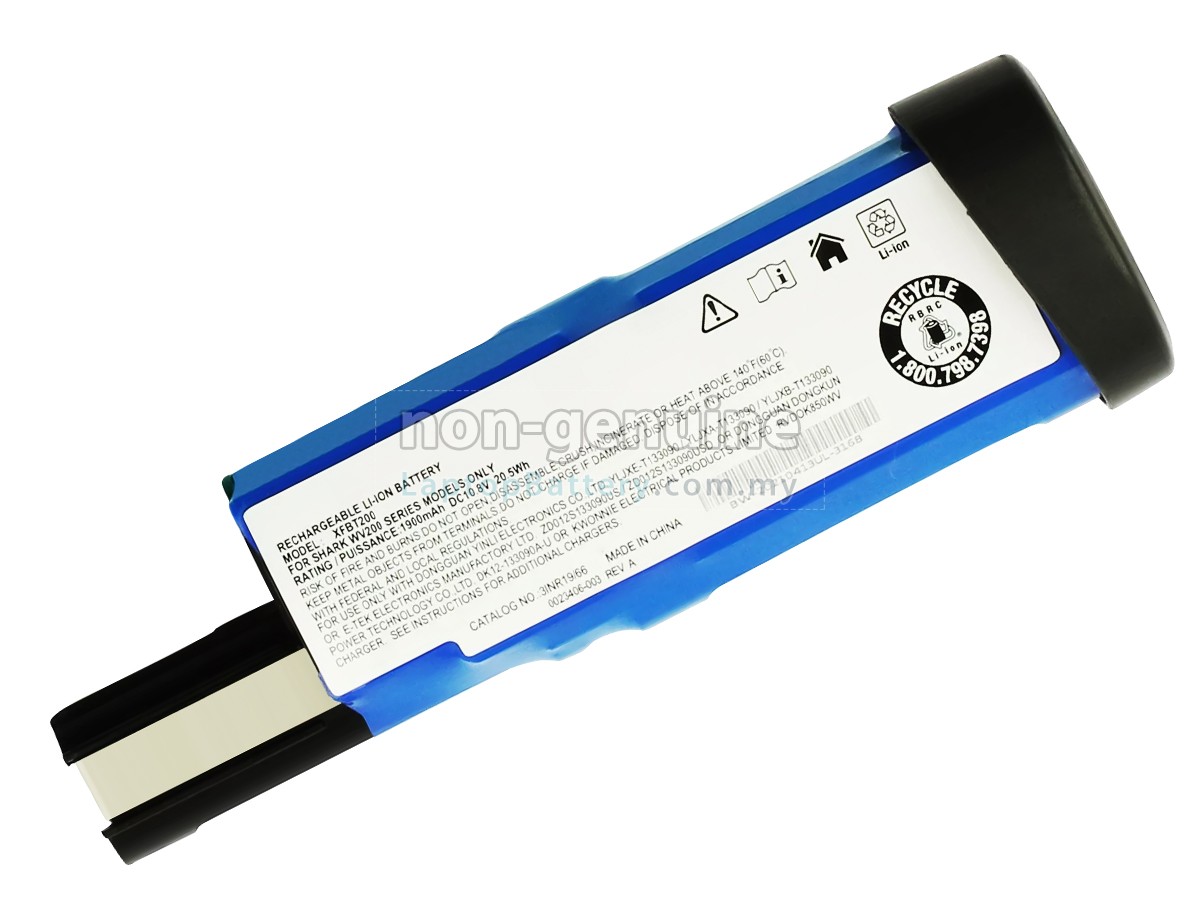 Shark WV200 replacement battery