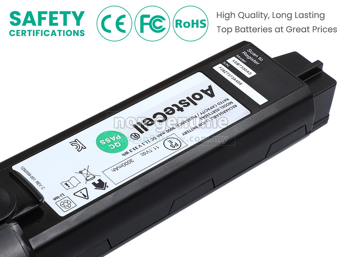 Shark WS632PLBRN replacement battery