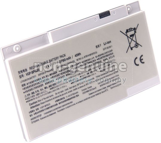Battery for Sony VAIO SVT1511ACXS  laptop