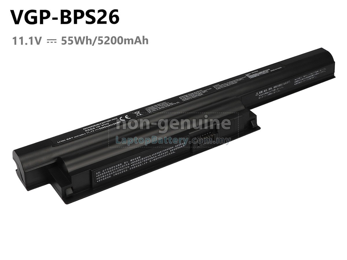 Sony VAIO VPCEH3N6E replacement battery