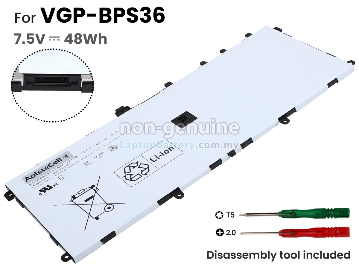 Sony SVD13215CDB replacement battery
