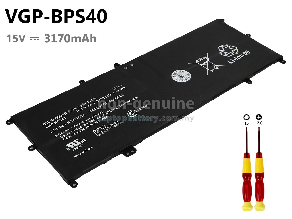 Sony SVF15N28SCP replacement battery