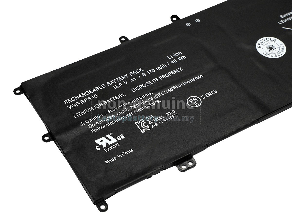 Sony VAIO SVF15N190XB replacement battery