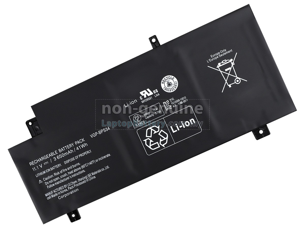 Sony SVF14A15SHB replacement battery
