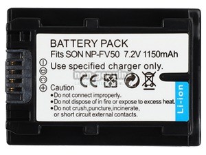 Sony np-fv50 battery