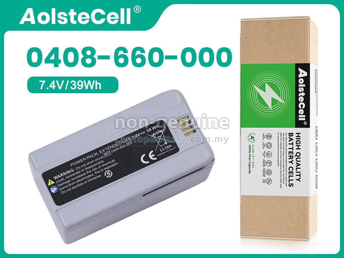 Stryker 0408-655-00 replacement battery