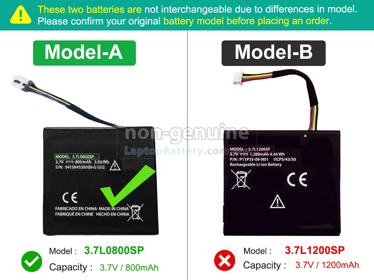 Texas Instruments N2BT/BKT/A replacement battery