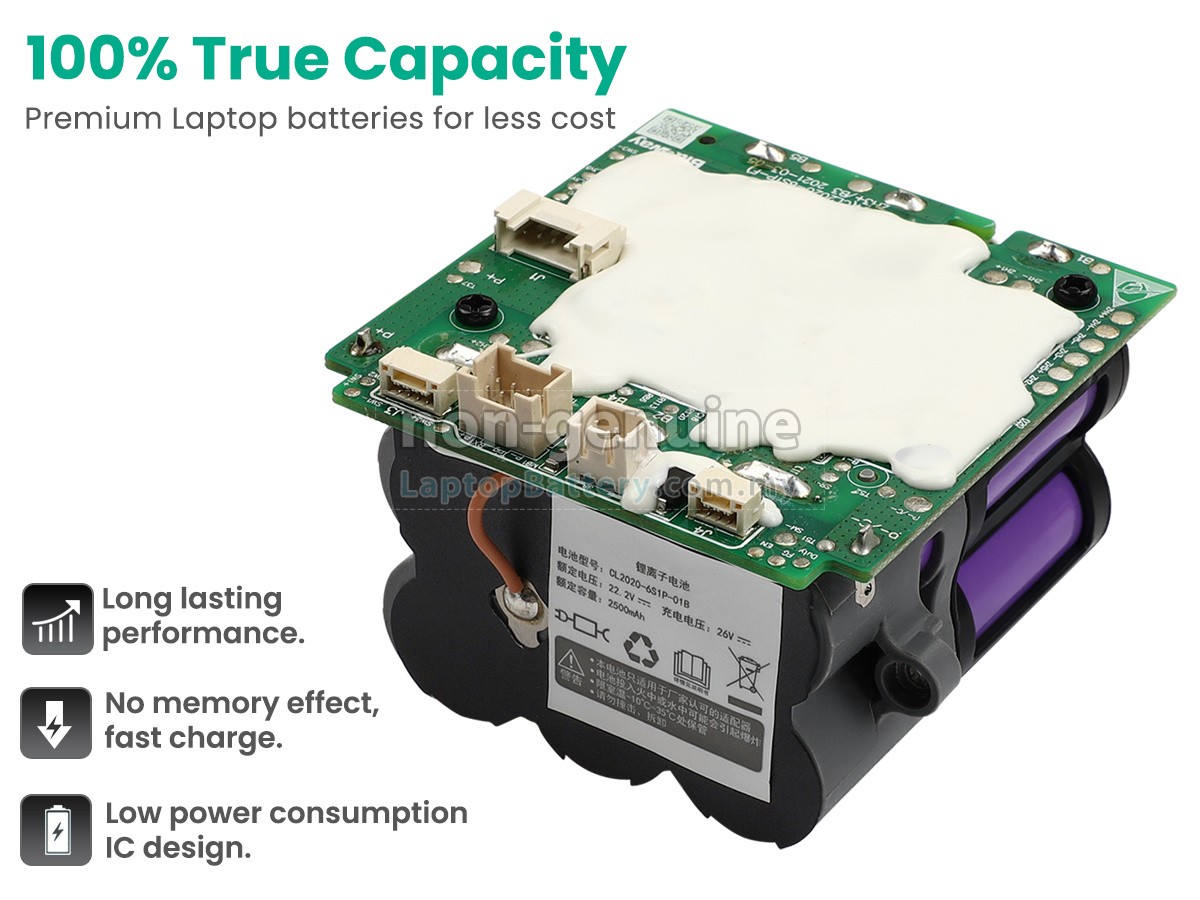 Tineco FLOOR ONE 2.0 SLIM replacement battery