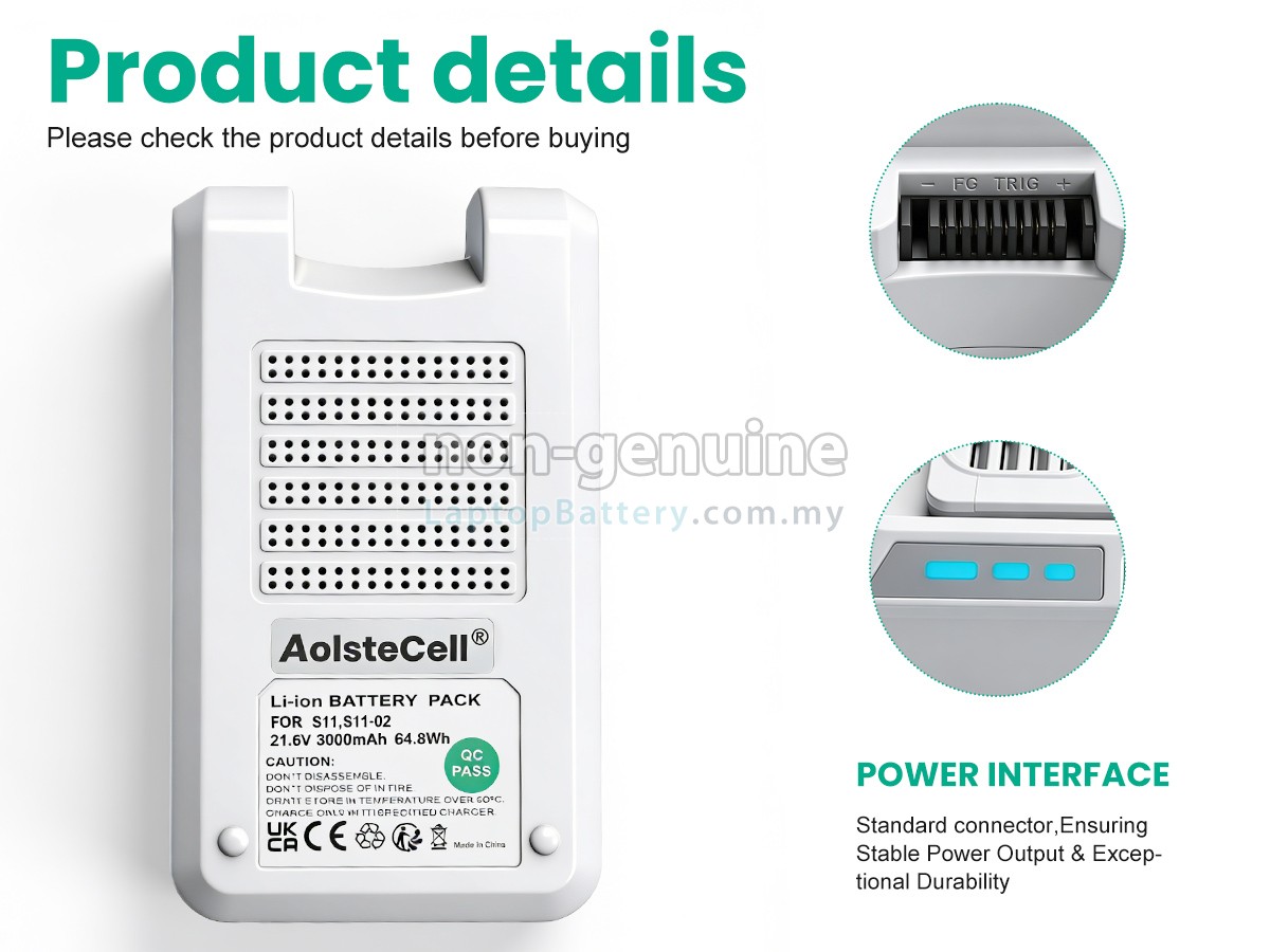 Tineco PURE ONE S11 replacement battery