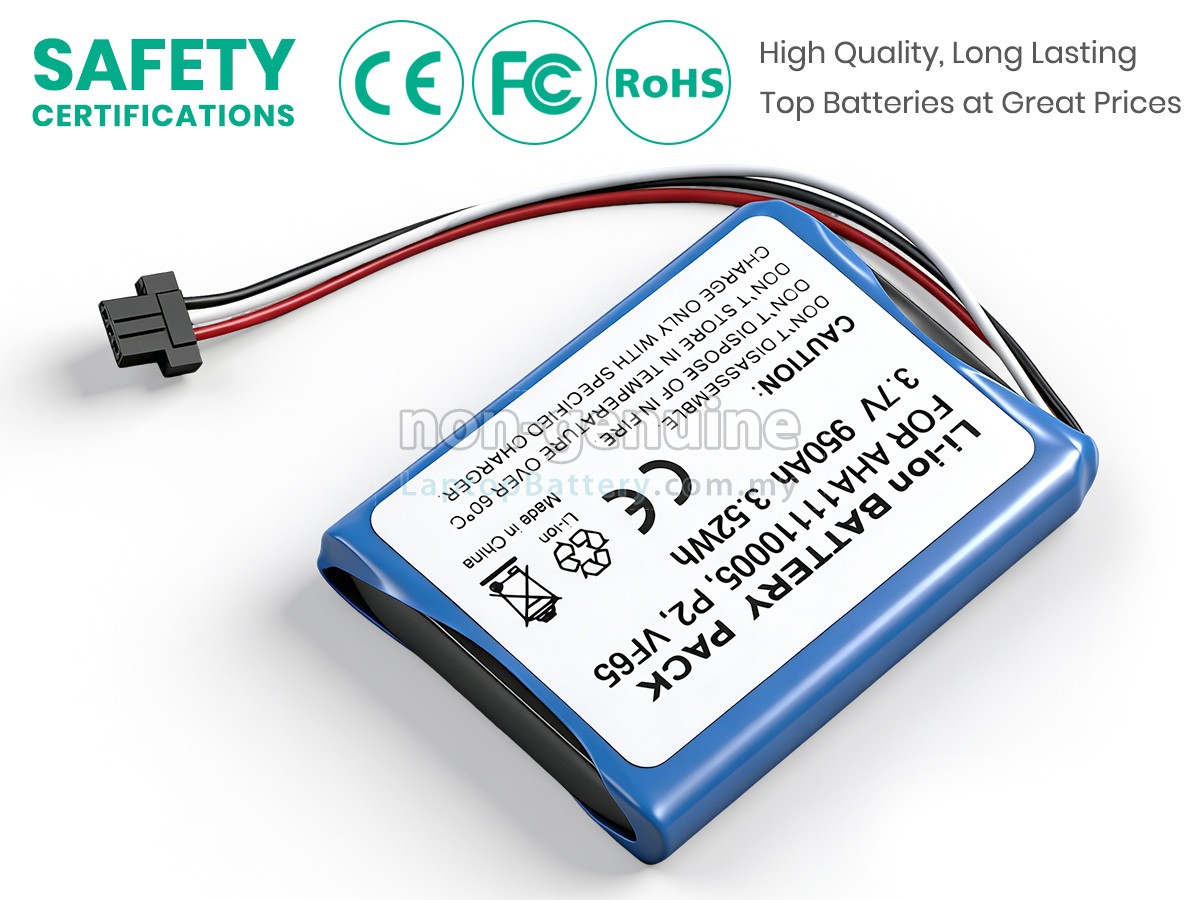 Batteria Per Navigatore TomTom VF6S – 950 MAh, 3.7V Li-Ion, Ricambio Di Alta Qualità E Sicuro - 4