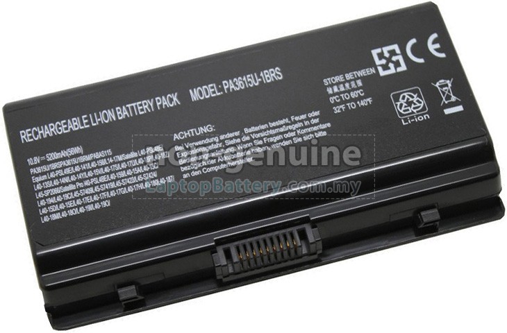 Battery for Toshiba Satellite Pro L40-18M laptop