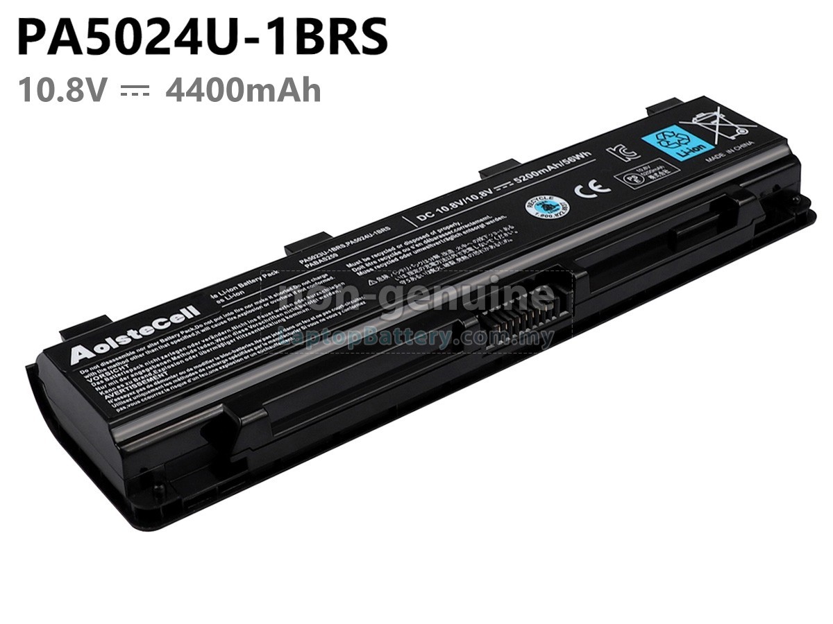 Toshiba Satellite C850-08F replacement battery