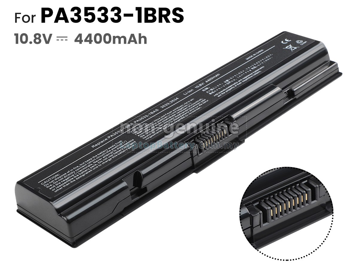 Toshiba Satellite A300D-11W replacement battery