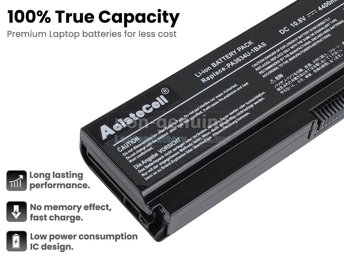 Toshiba PA3634U-1BAS replacement battery