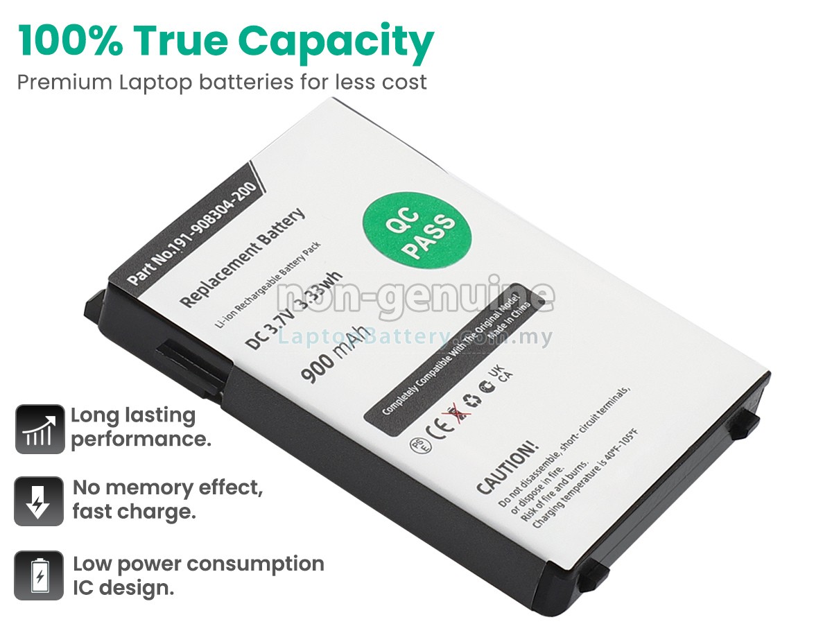 Unitech PSC 600538 replacement battery