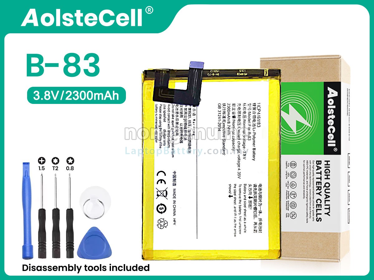 Vivo B-83 replacement battery