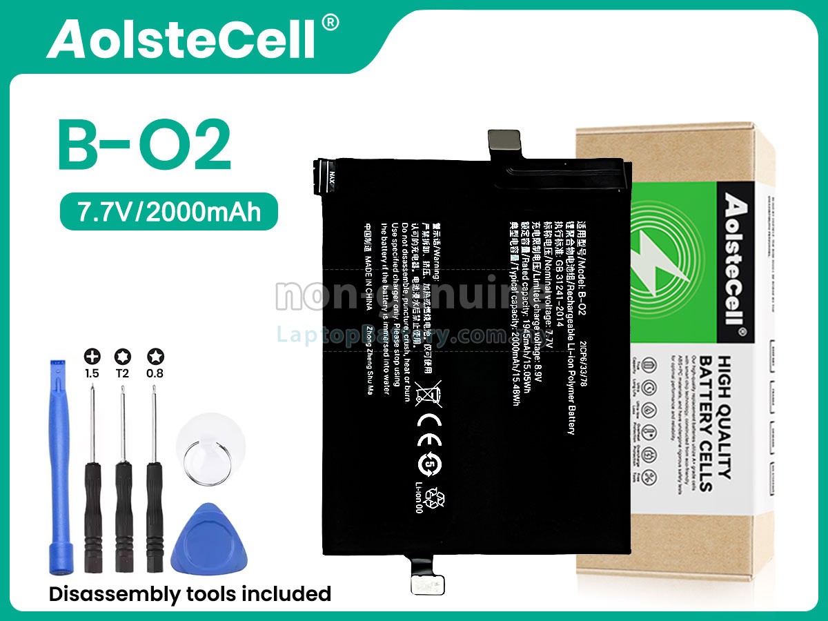 Vivo B-O2 replacement battery