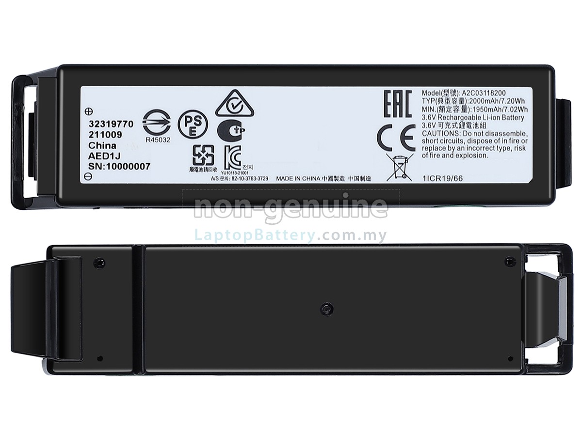 Volvo AED1J replacement battery