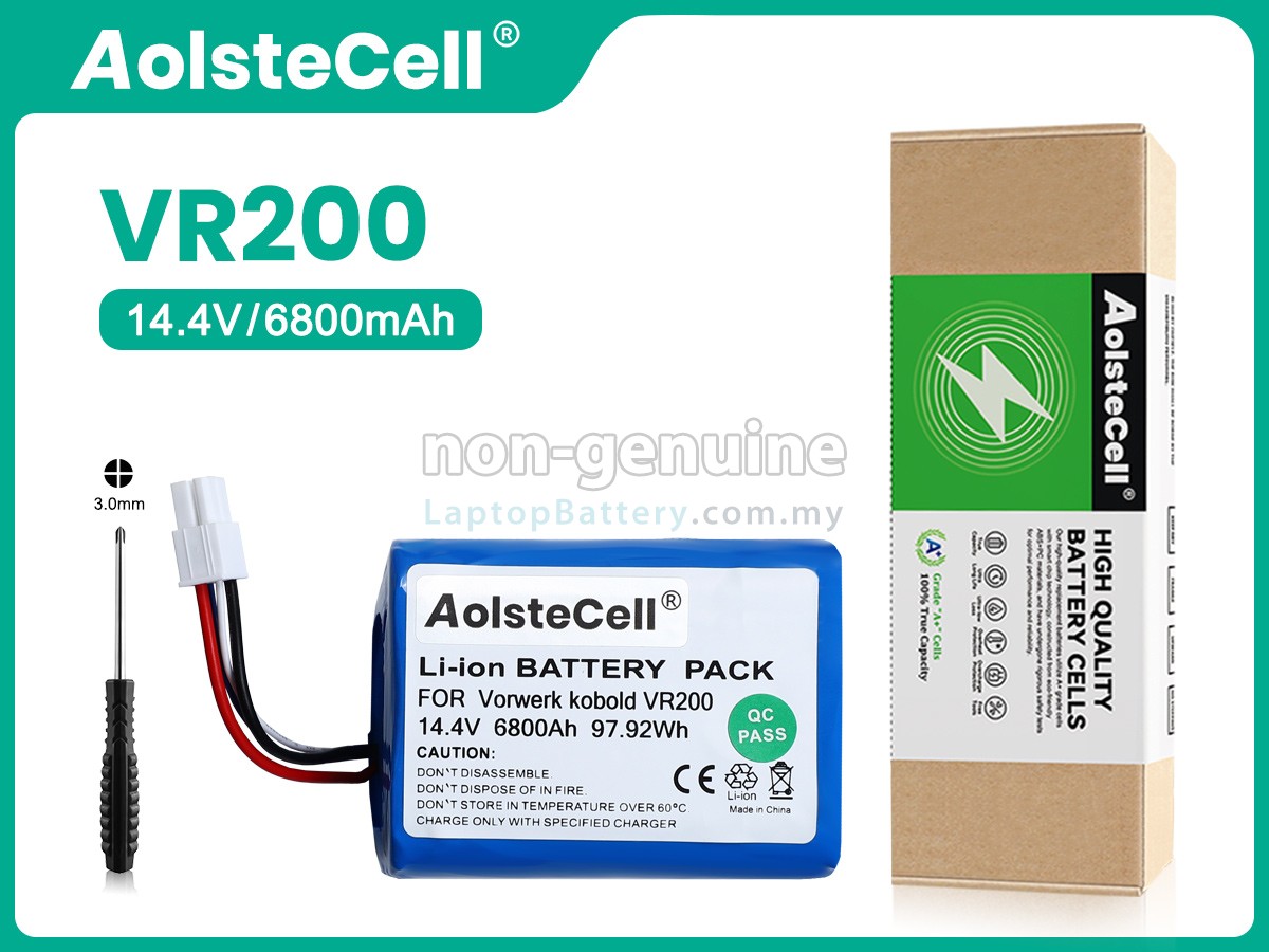Vorwerk Kobold 4NCR18650P2-C001A replacement battery