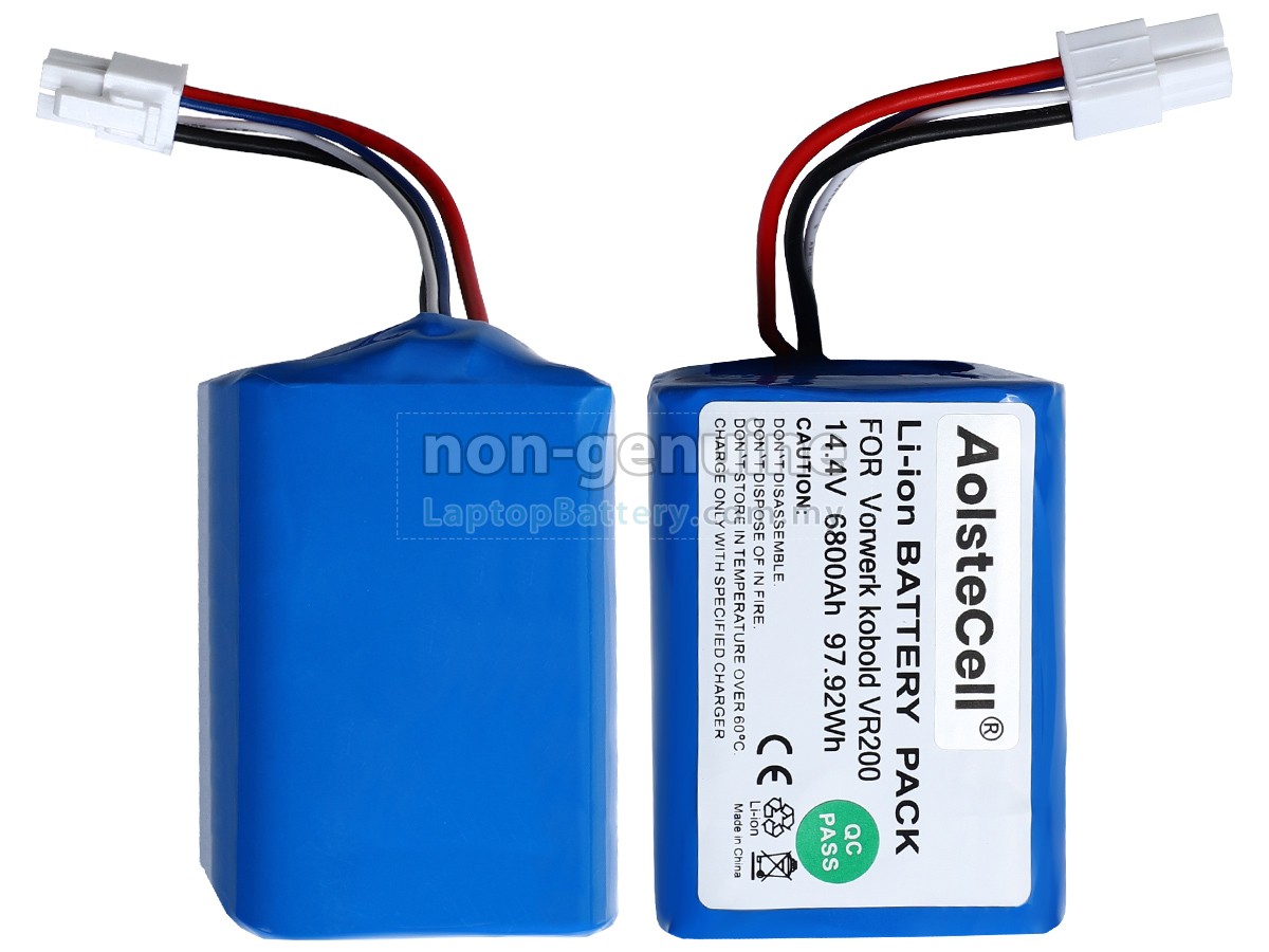 Vorwerk Kobold 4NCR18650P2-C001A replacement battery