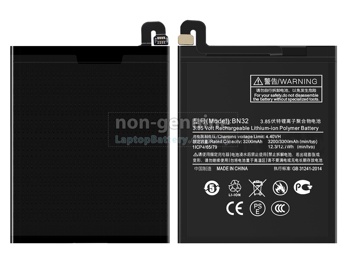 XiaoMi BN32 replacement battery