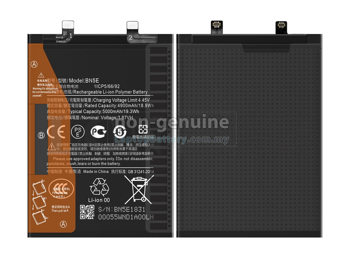 XiaoMi REDMI NOTE 11 PRO 5G replacement battery