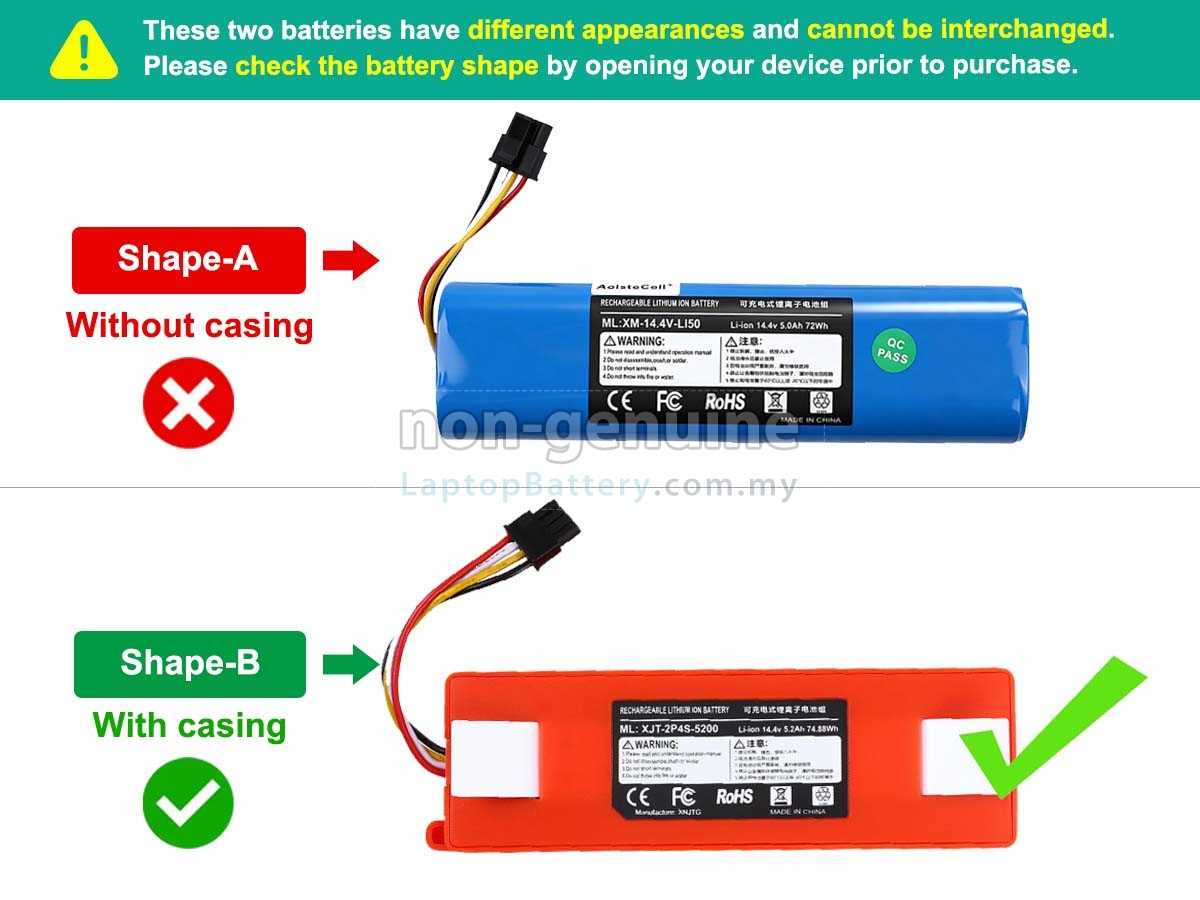 XiaoMi MOP 2 PRO+ replacement battery