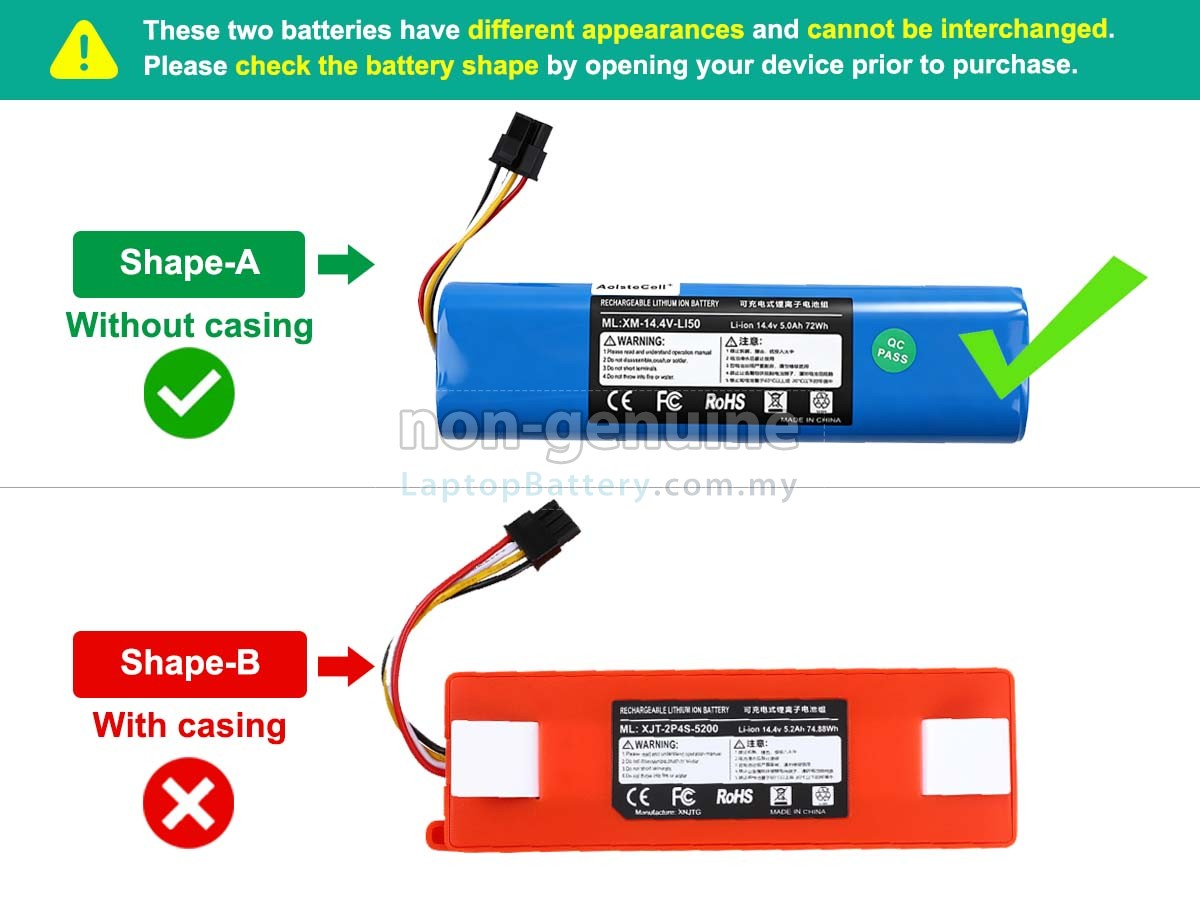 XiaoMi MOP 2 PRO+ replacement battery