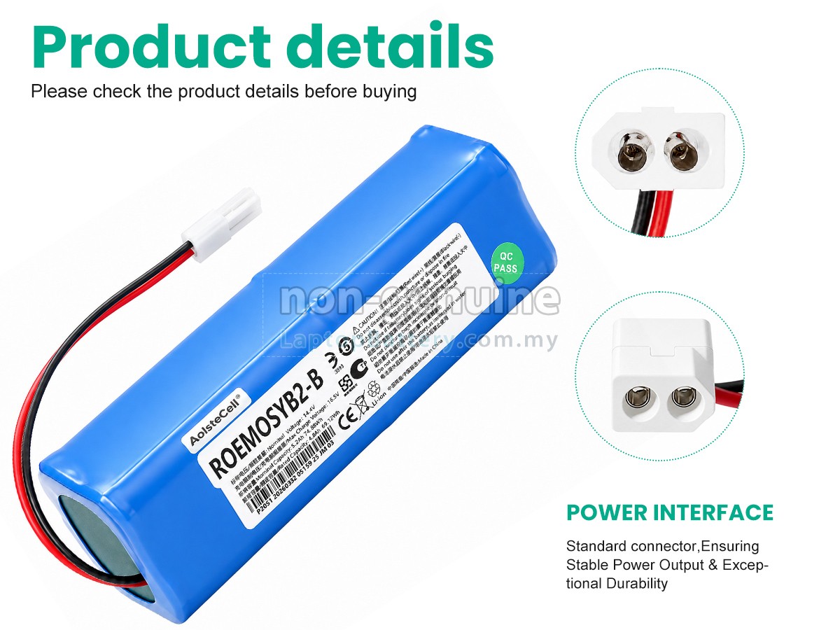 XiaoMi ROEMO SYB2 replacement battery