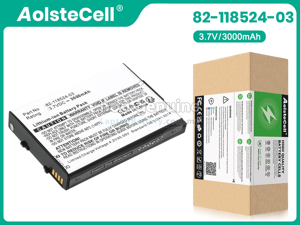 Zebra 82-118524-03 replacement battery